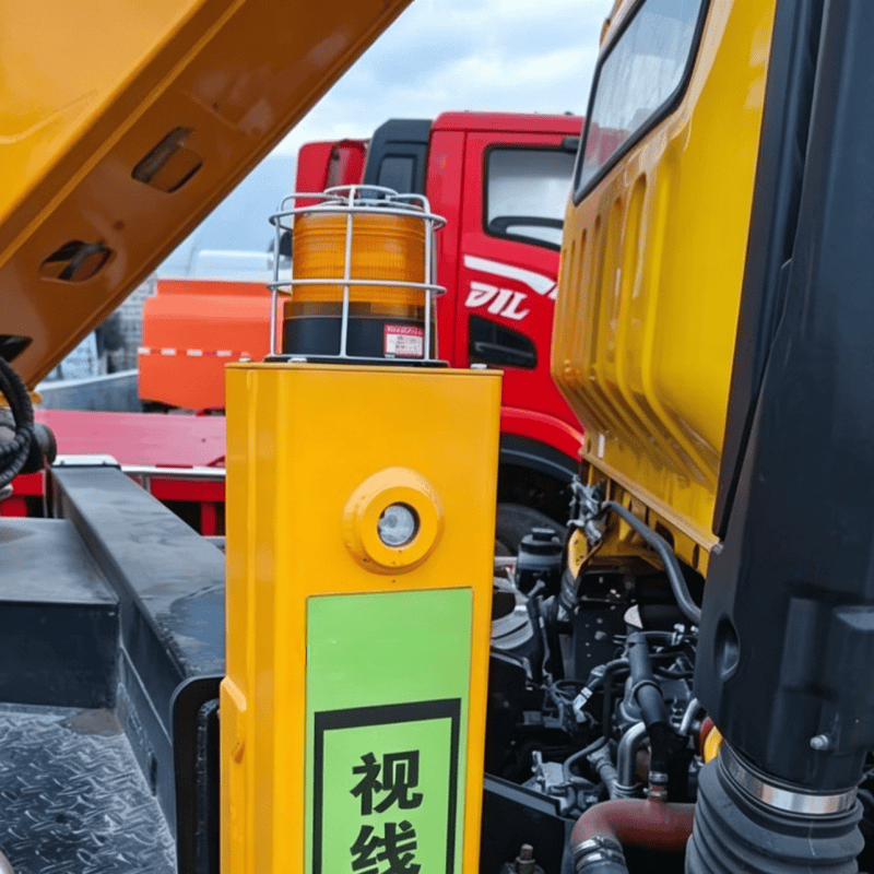 Gyrophare magnétique rotatif ambre 12 V/24 V pour la sécurité des camions et remorques.