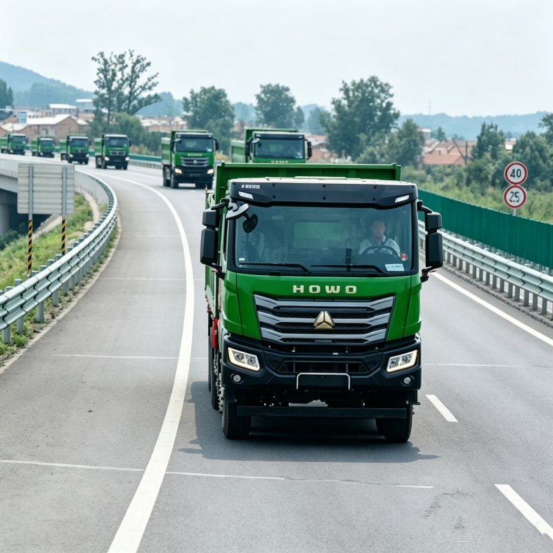 Camion-benne HOWO robuste : capacité de charge élevée et faible coût pour un transport minier efficace