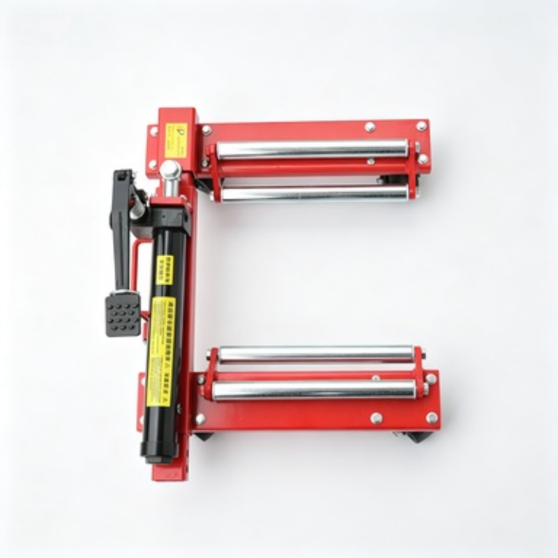 Xe đẩy thủy lực bằng gang chịu tải nặng với bánh xe xoay 360°, thiết bị di chuyển xe di động dùng cho xe kéo cứu hộ và xe cứu hộ.