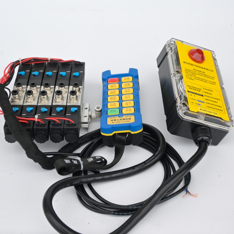 Conjunto de control remoto inalámbrico y repuestos: Cilindro neumático MAL32*50, específico para grúa de remolque.