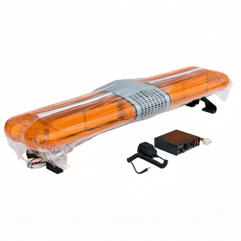 Barre lumineuse stroboscopique à LED haute luminosité DC12V/24V pour montage sur toit de véhicule d'urgence, camion et chantier
