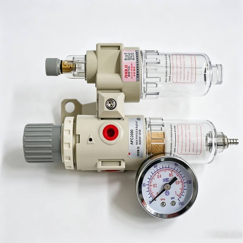 Processeur de source d'air AFC-2000, filtre-régulateur-lubrificateur pneumatique 1,0 MPa pour camion-citerne à pétrole et turbine d'huile