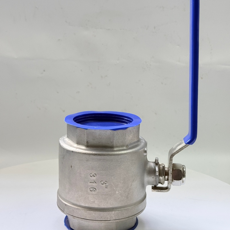Fournisseur de vannes à bille en acier inoxydable 2 pièces, filetage femelle SS316, DN25-DN80, vente en gros