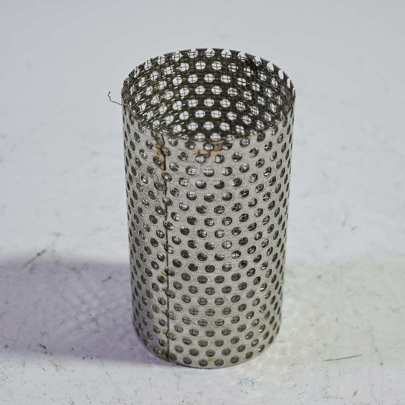 Filtres pour distributeurs de carburant en acier inoxydable, plusieurs types de mailles, option ressort intégré, élément filtrant cylindrique et ensemble de tamis