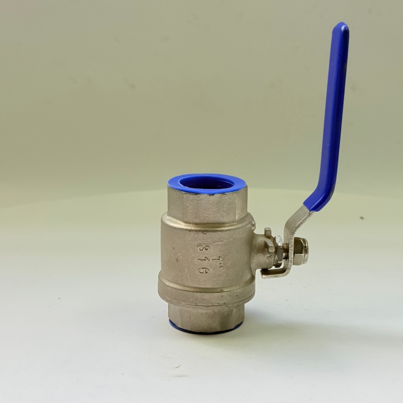 two piece ball valve