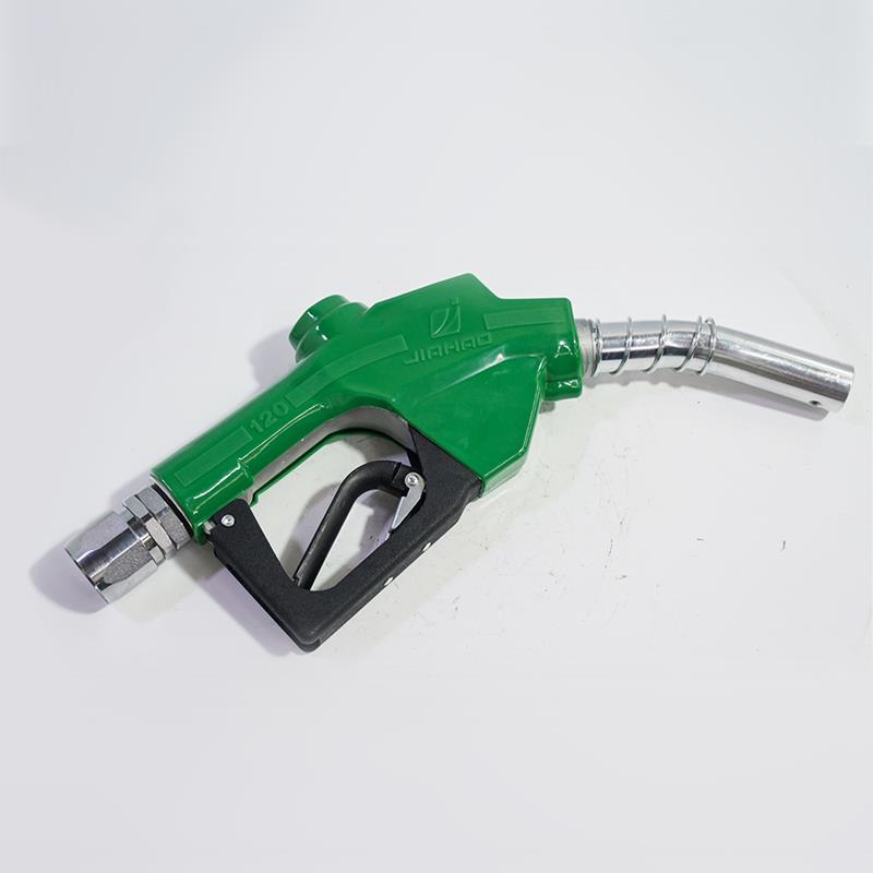 Pistolet de distribution de carburant en aluminium à haut débit, auto-obturant, arrêt automatique, entrée 1/1,5 pouce, 10–120 L/min, pour camions-citernes et distributeurs de carburant