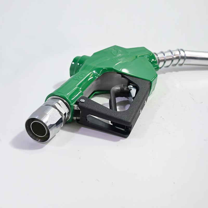 Pistolet de distribution de carburant en aluminium à haut débit, auto-obturant, arrêt automatique, entrée 1/1,5 pouce, 10–120 L/min, pour camions-citernes et distributeurs de carburant