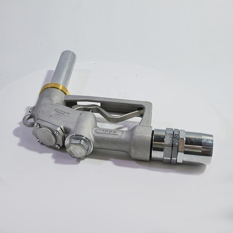 Pistolet de distribution de carburant en aluminium à haut débit, auto-obturant, arrêt automatique, entrée 1/1,5 pouce, 10–120 L/min, pour camions-citernes et distributeurs de carburant