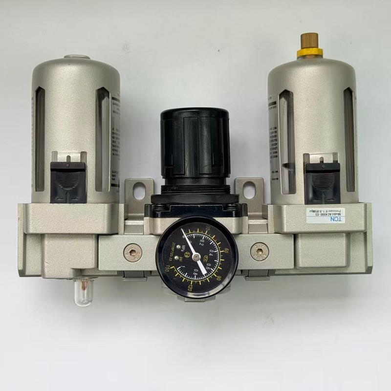 Pneumatic FRL Triple Unit Air Filter Regulator