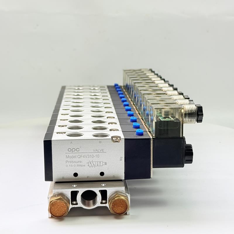 Électrovanne pneumatique de commande d'air en alliage d'aluminium pour compresseur d'air industriel