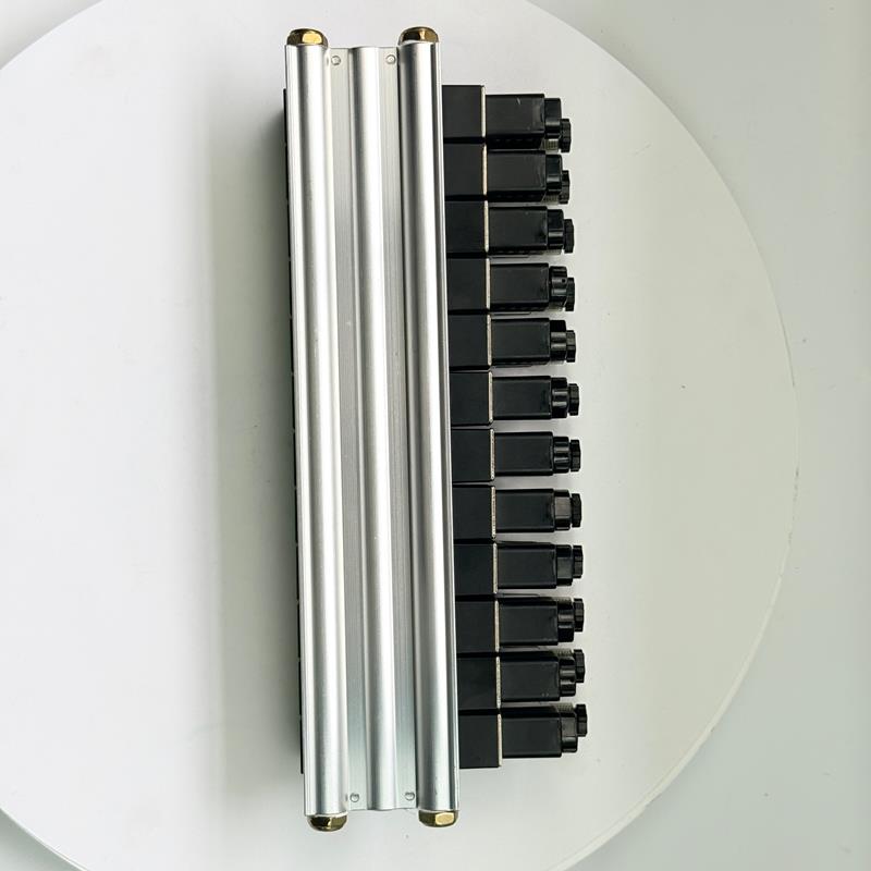 Électrovanne pneumatique de commande d'air en alliage d'aluminium pour compresseur d'air industriel