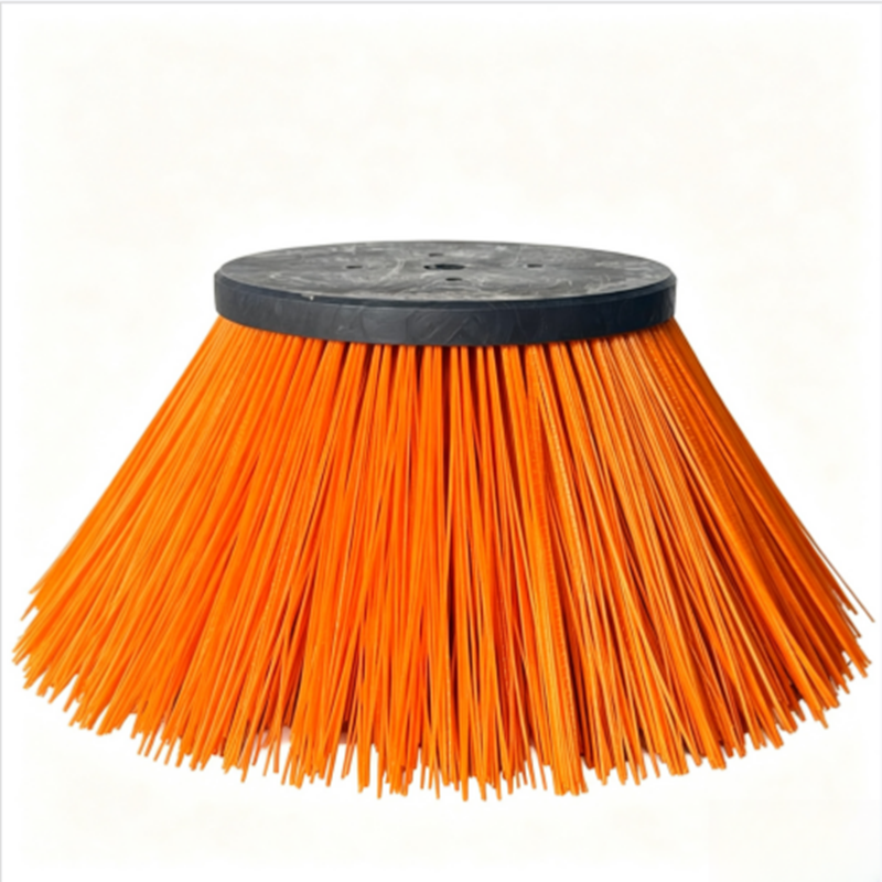 Brosse circulaire de balayage des rues, brosse de balayage circulaire pour balayeuse de voirie