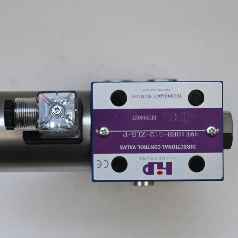 Van điện từ điều hướng thủy lực DC24V, van đơn với khối phân phối, dùng cho xe quét đường, xe vệ sinh môi trường.