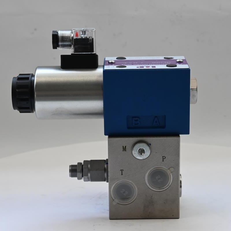 Électrovanne hydraulique directionnelle 24 V CC, électrovanne simple avec bloc collecteur pour pièces de camion balayeuse de voirie et véhicules d'assainissement
