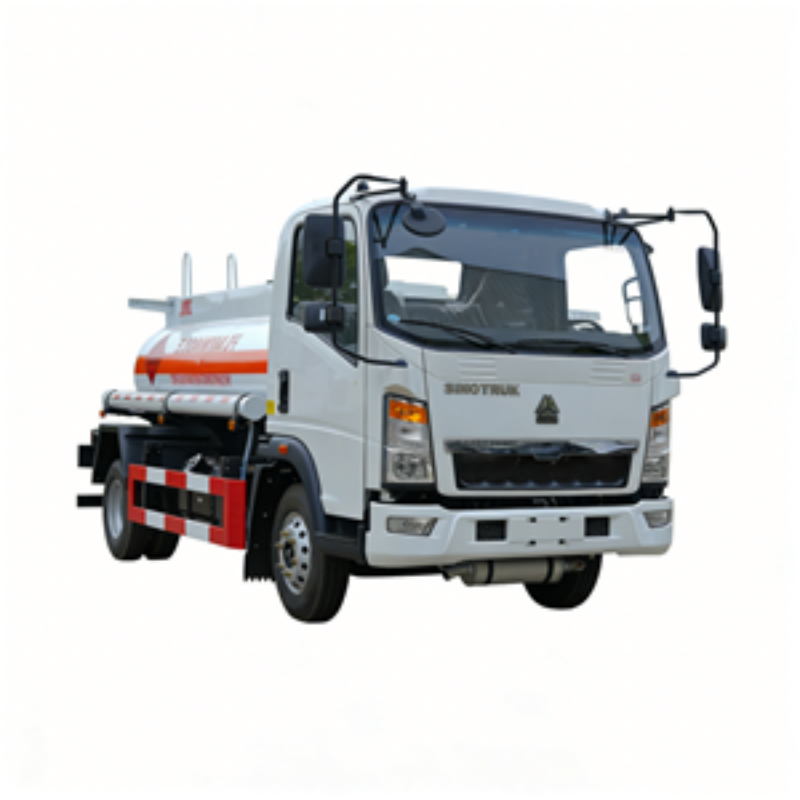 Camion-citerne SINO 4×2 3000L : Camion de ravitaillement compact et léger, idéal pour les secteurs minier et de la construction en Afrique