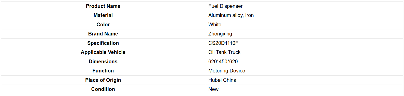 Fuel Dispenser