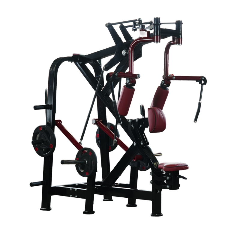 Equipamento de fitness SUPER PECK BACK com carga de placa