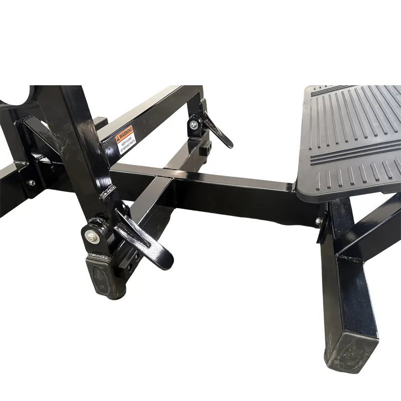 Máquina de ginástica com impulso de quadril com carga de placa