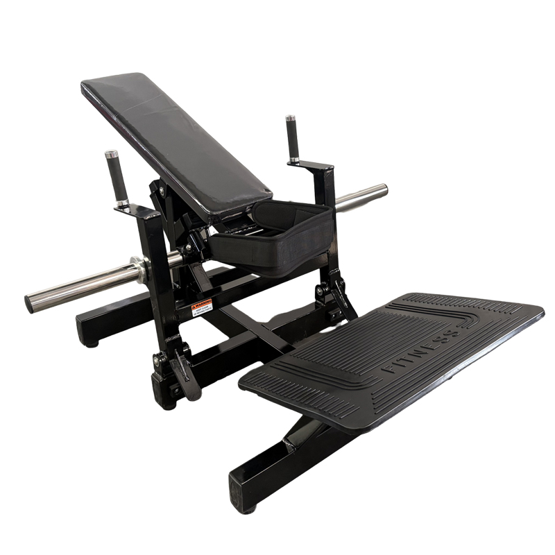 Lower body hip exercise machine