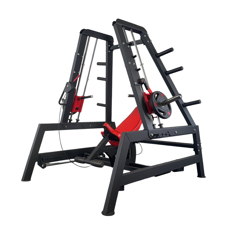Máquina Power Smith com sistema duplo e placa superior carregada