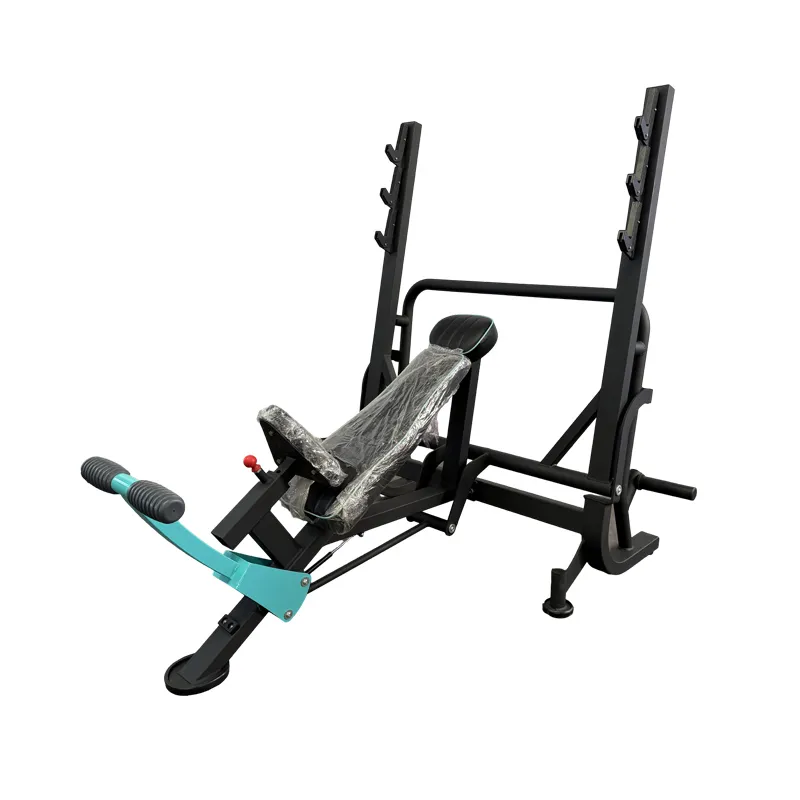 Banco inclinado superolímpico com carga de placa Fitness