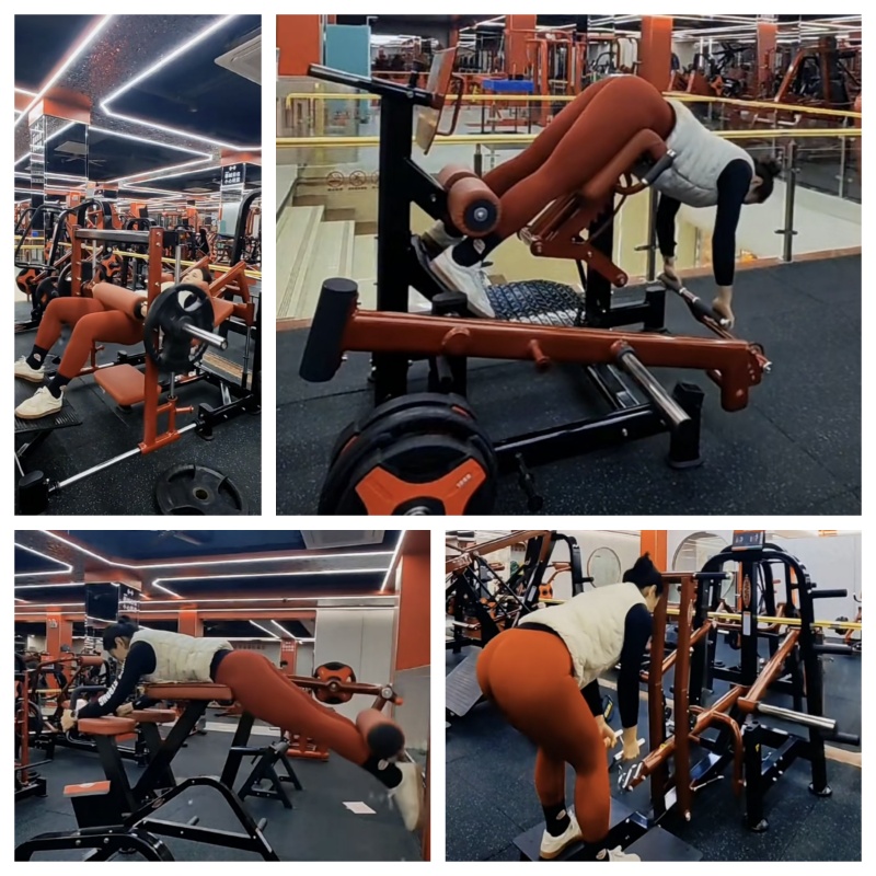 Agachamento com cinto carregado com placa