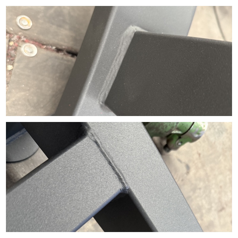 Processo de soldagem completo em fileira super alta