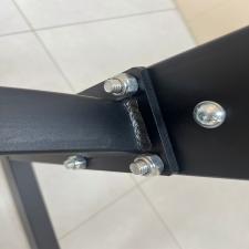 Standing free inclined upward press