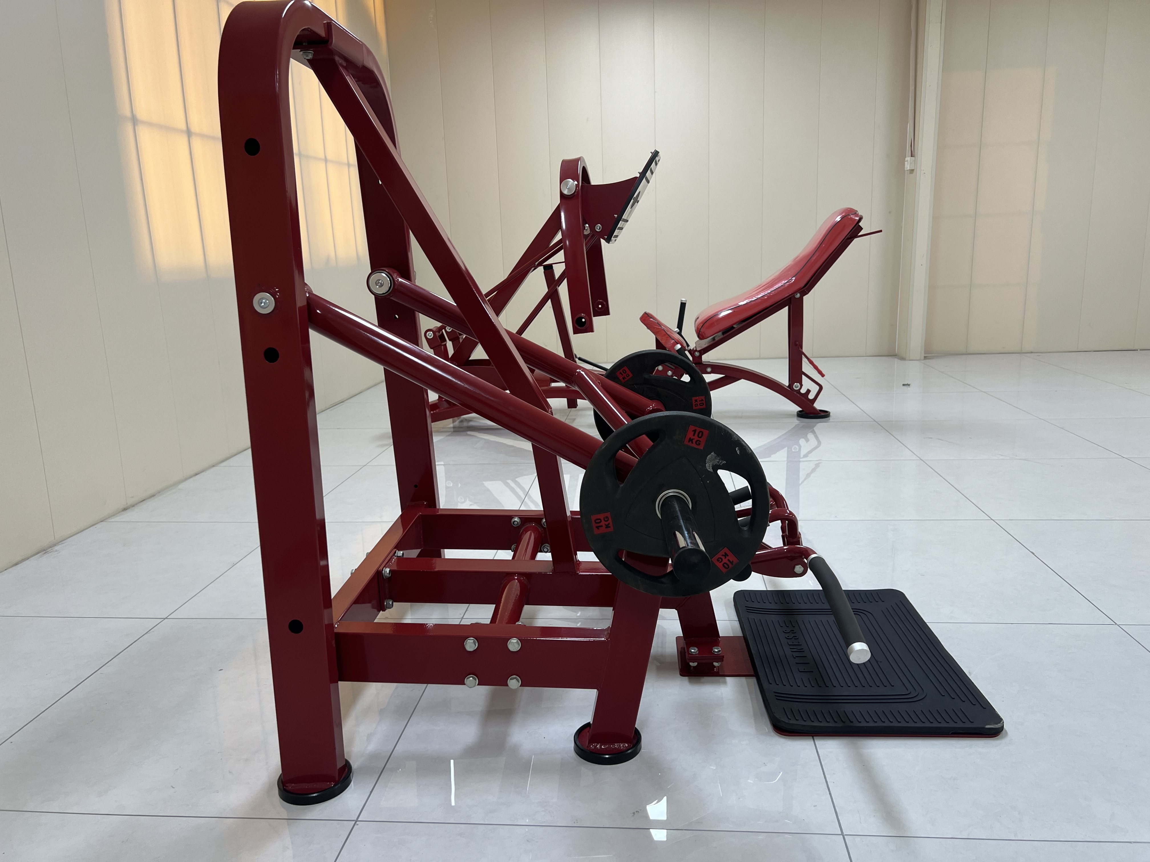 Barra dorsal frontal SUPER carregada com placa