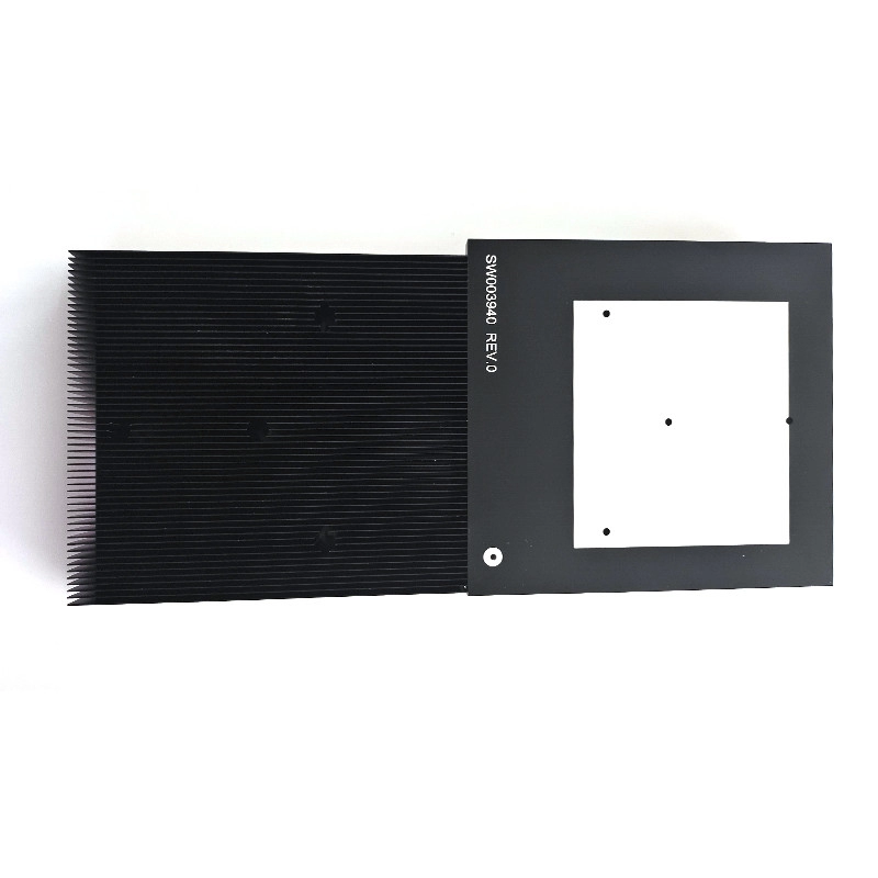 Precision Machined Heat Sink Aluminium Extrusion Anodized Custom