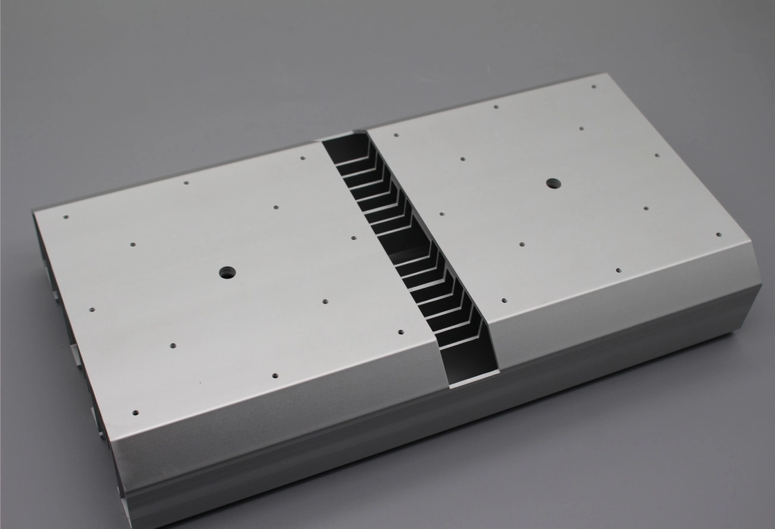 Soldering 6063 Aluminium Heat Sink Plate CNC Machined In Bulk