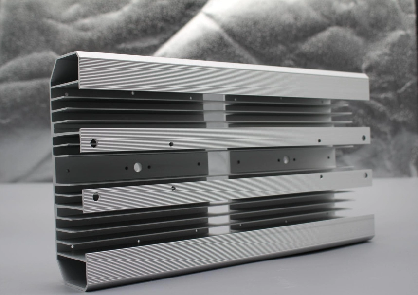 Soldering 6063 Aluminium Heat Sink Plate CNC Machined In Bulk