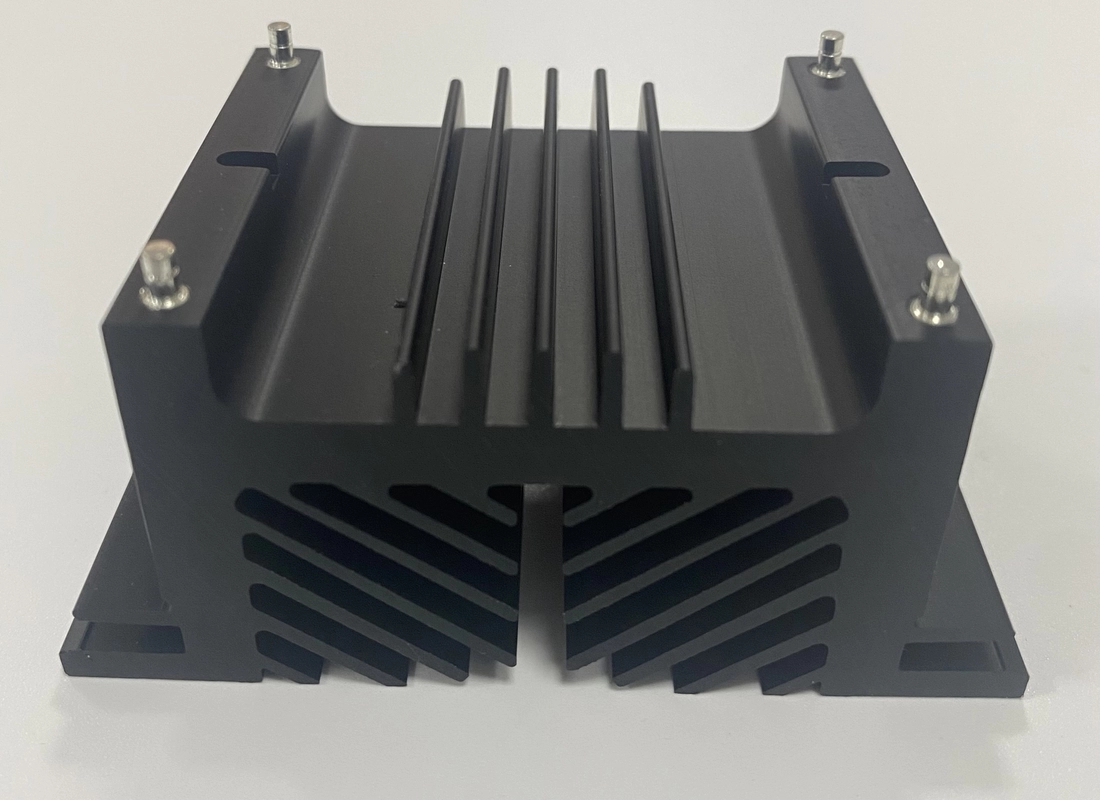 Zinc Plated 6005 6082 Aluminum Heatsink Extrusion OEM