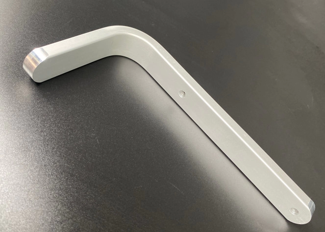 Modern Sliding Aluminum Profile Extrusion Handle Weather Resistant Anodized Coating