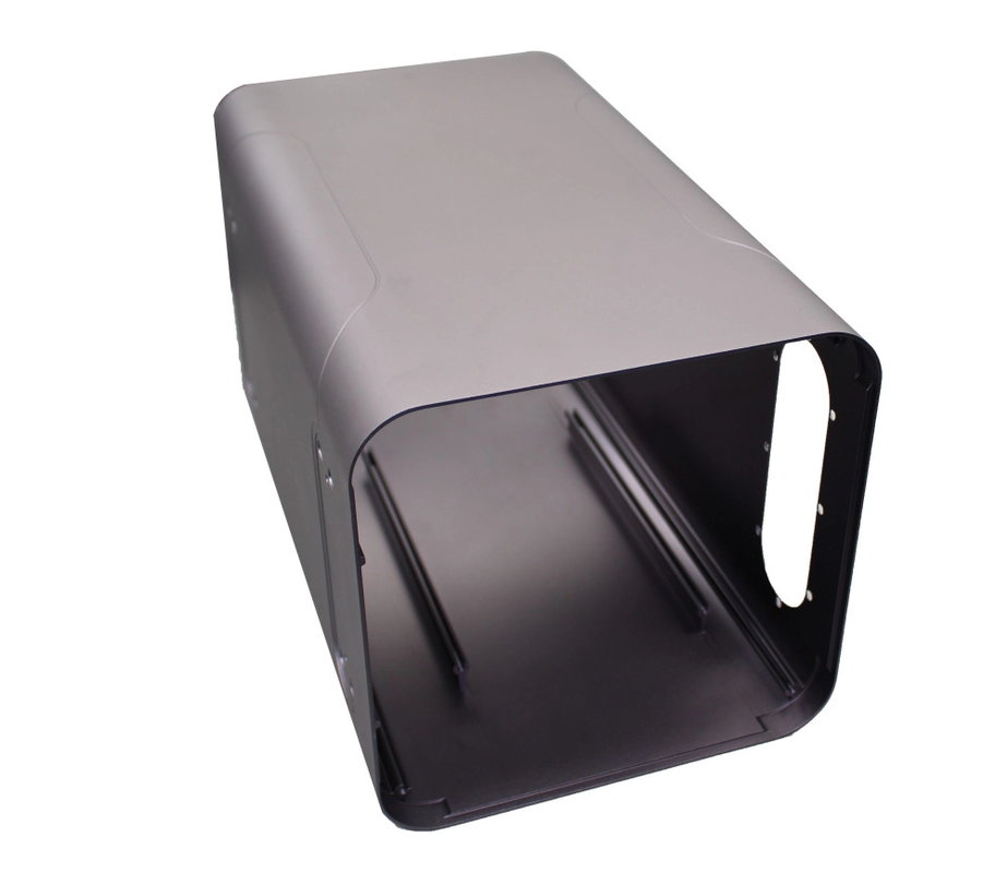 Industrial Aluminum Electrical Enclosure Battery Box Matte Silver