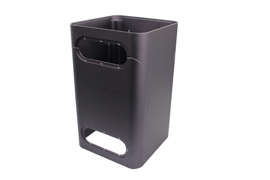 Industrial Aluminum Electrical Enclosure Battery Box Matte Silver