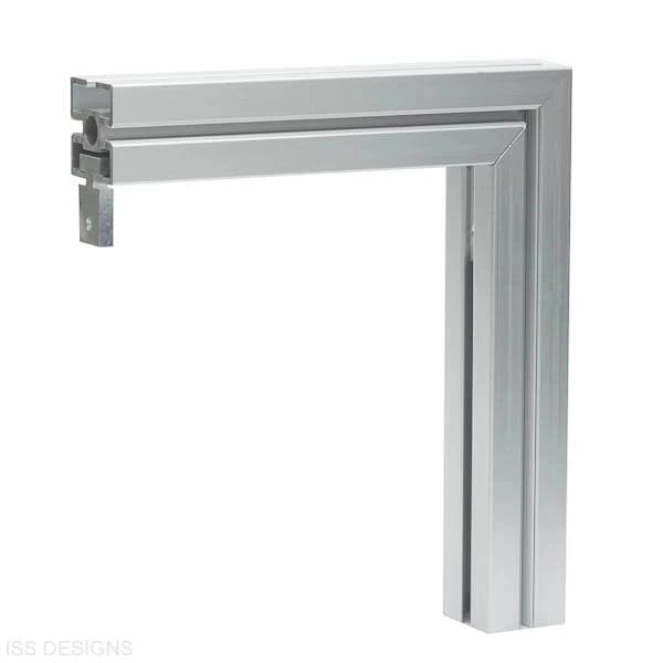 Stiffness Sleek Aluminum Extrusion Shelf Unit Customized