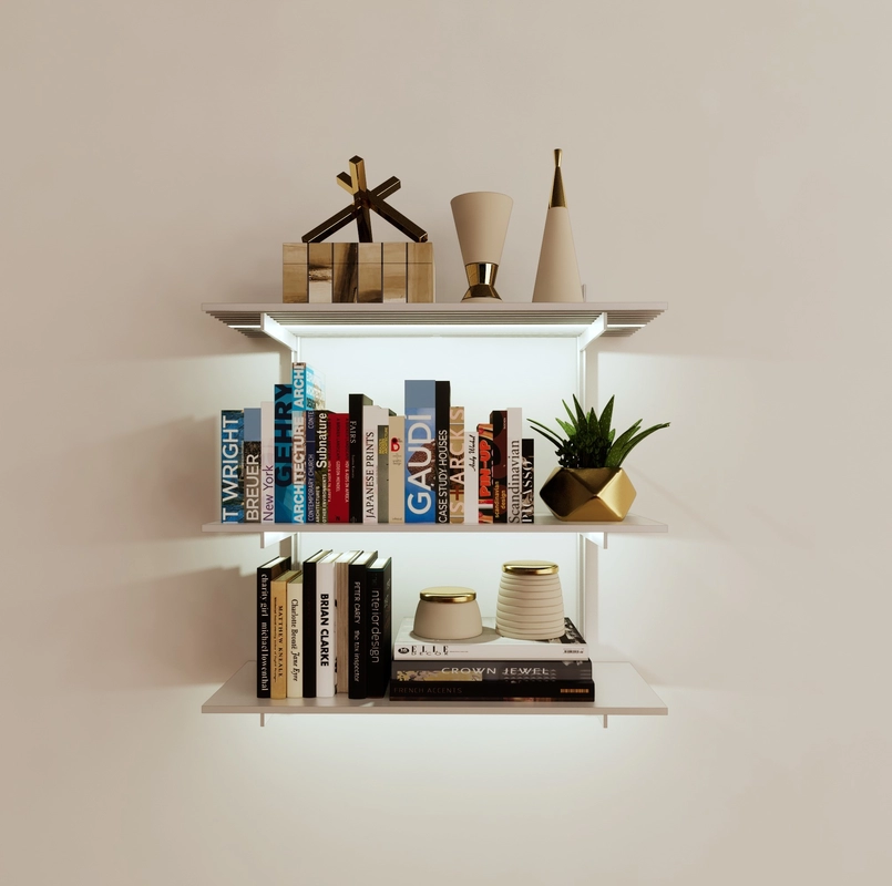 CNC Machined Aluminum Extrusion Shelf Garage Shelves Frame System