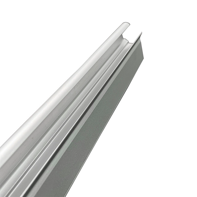 Anodized Silver Strip LED Aluminum Profile Contemporary Design