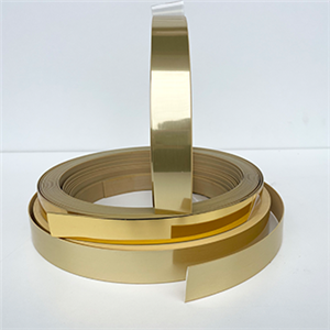 Bandă de margine cu oglindă aurie