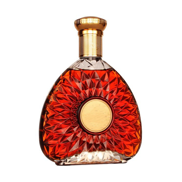 500ml 700ml 750ml Luxury Liquor Bottle For Premium Rum Whisky With Glass Cork