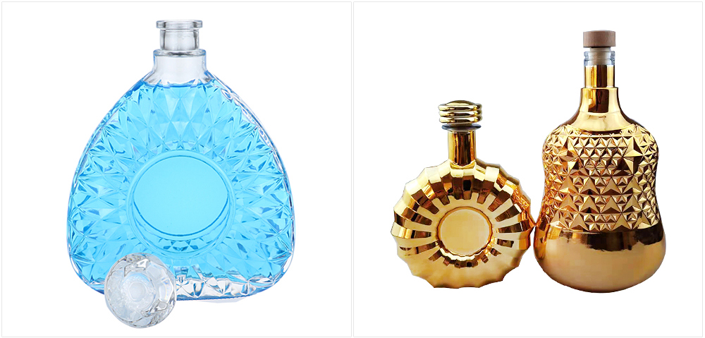 Xo Glass Spirit Brandy Bottles