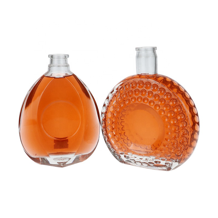 Printing Extra Flint Spirits 500ml Mini Glass Xo Bottle Alcohol Drink Liquor Wine Rum Miniature Bottle With Label