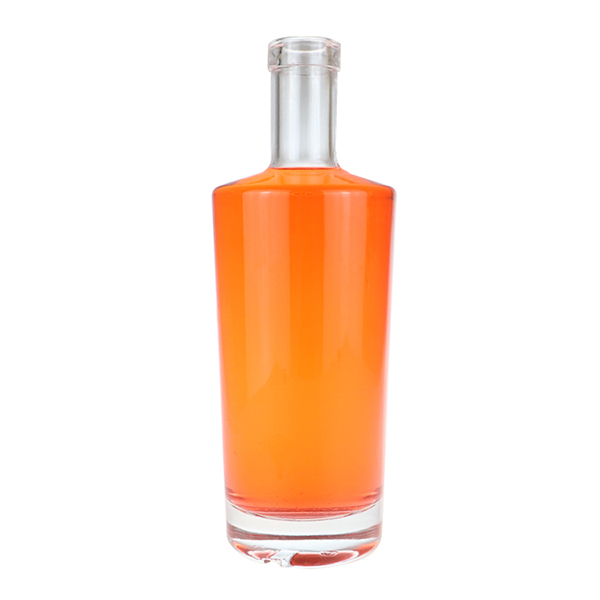 750ml Tequila Spirit Bottle Vodka Glass Liquor Bottle With Synthetic Cork