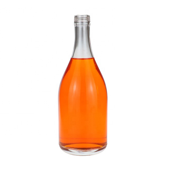 750ml Tequila Spirit Bottle Vodka Glass Liquor Bottle With Synthetic Cork