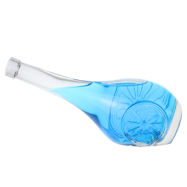 Ustom Super Flint 750ml 1000ml Round Empty Clear Ttequila Glass Bottle