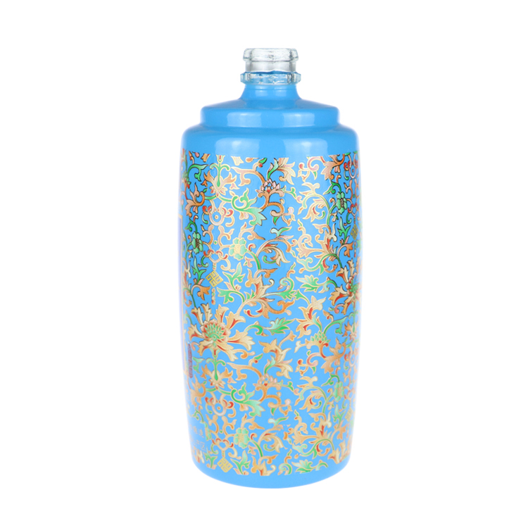 Free Samples Hot Sale 750ml 1 Liter Spray Tequila Empty Glass Bottle Manufacturer