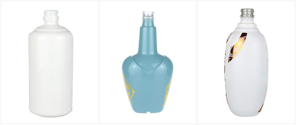 Hot Sale 750ml 1 Liter Frosted Vodka Tequila Empty Glass Bottle