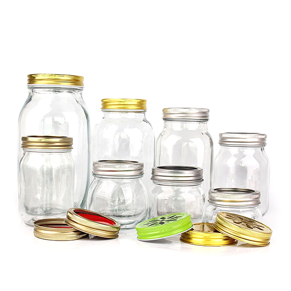 High Borosilicate Glass Jar Clear Sealed Jar Food Grade Household kitchen Seasoning Storage Jar