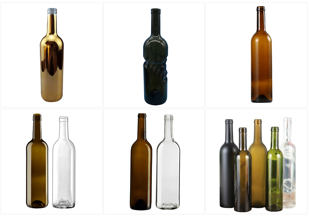 Wholesale 500ml 750ml Glass Wine Bottle